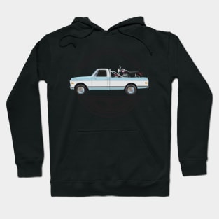 1972 Chevrolet C10 with 1970 Triumph Bonneville Hoodie